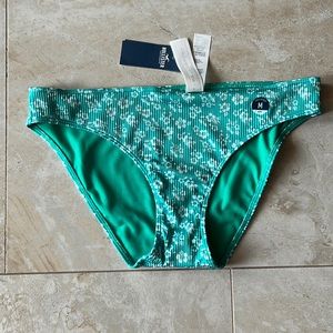 green and white floral hollister bikini bottoms!